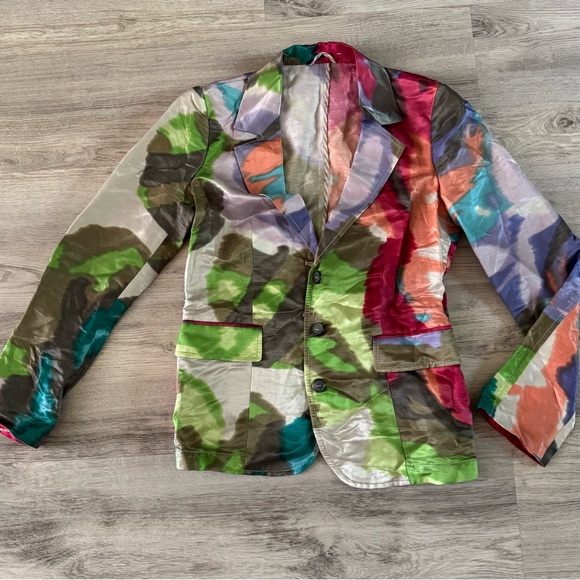 Etro Milano Jackets & Blazers - Etro Milano Vibrant Multicolor Women's Blazer Size 42